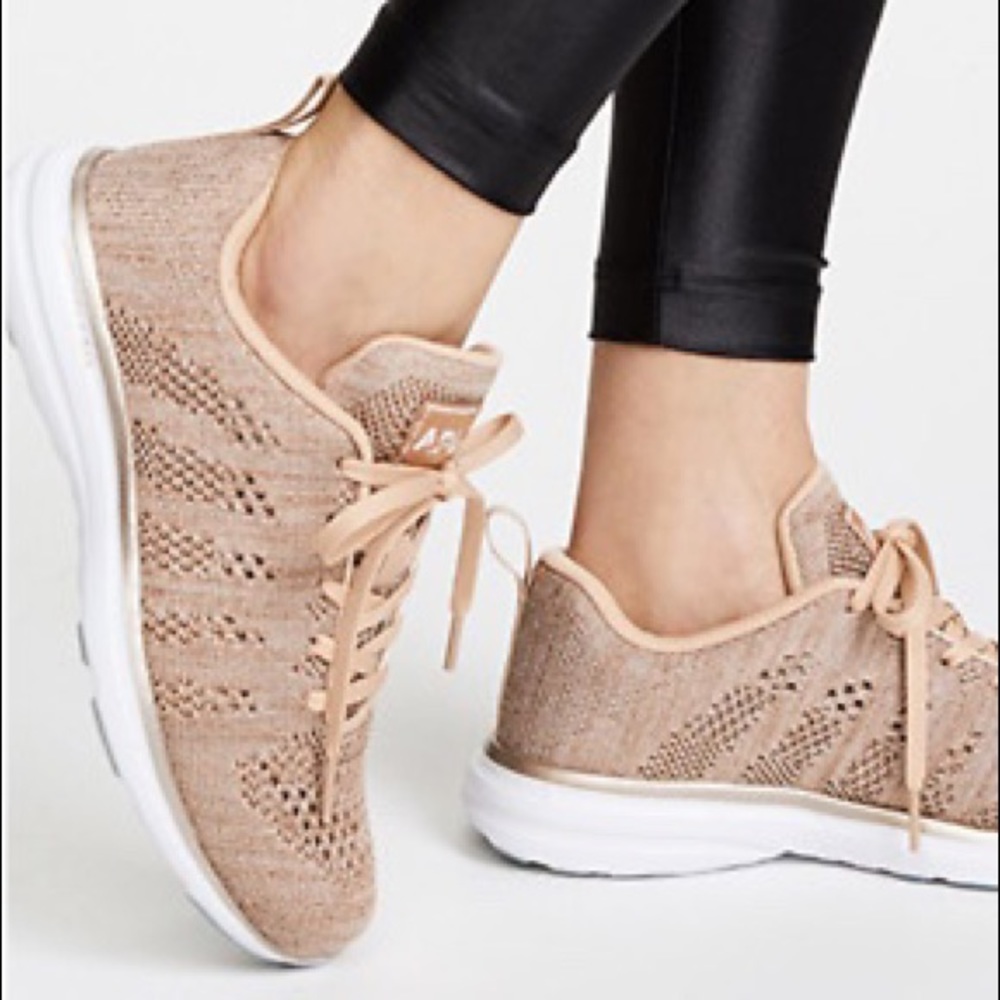 APL Techloom Pro Sneakers in Rose Gold